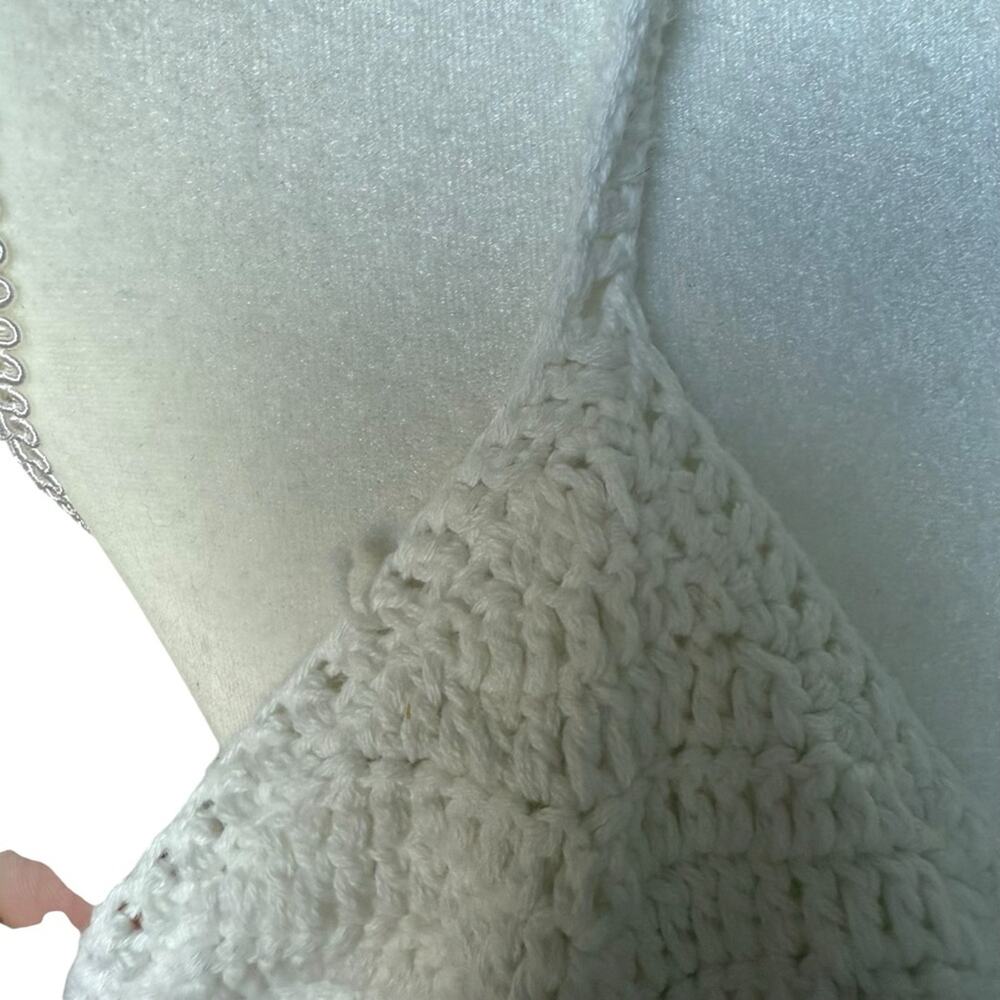 Victoria's Secret White Crochet Knit Dress Cover Up - Picture 2 of 8